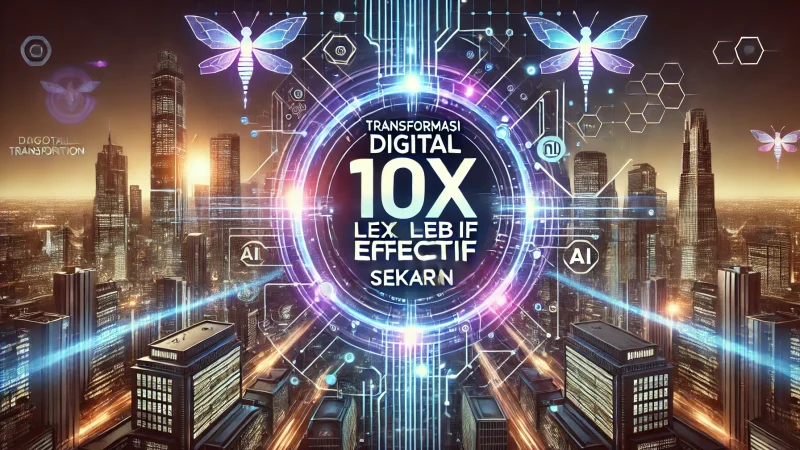 Transformasi Digital 10X Lebih Efektif Sekarang