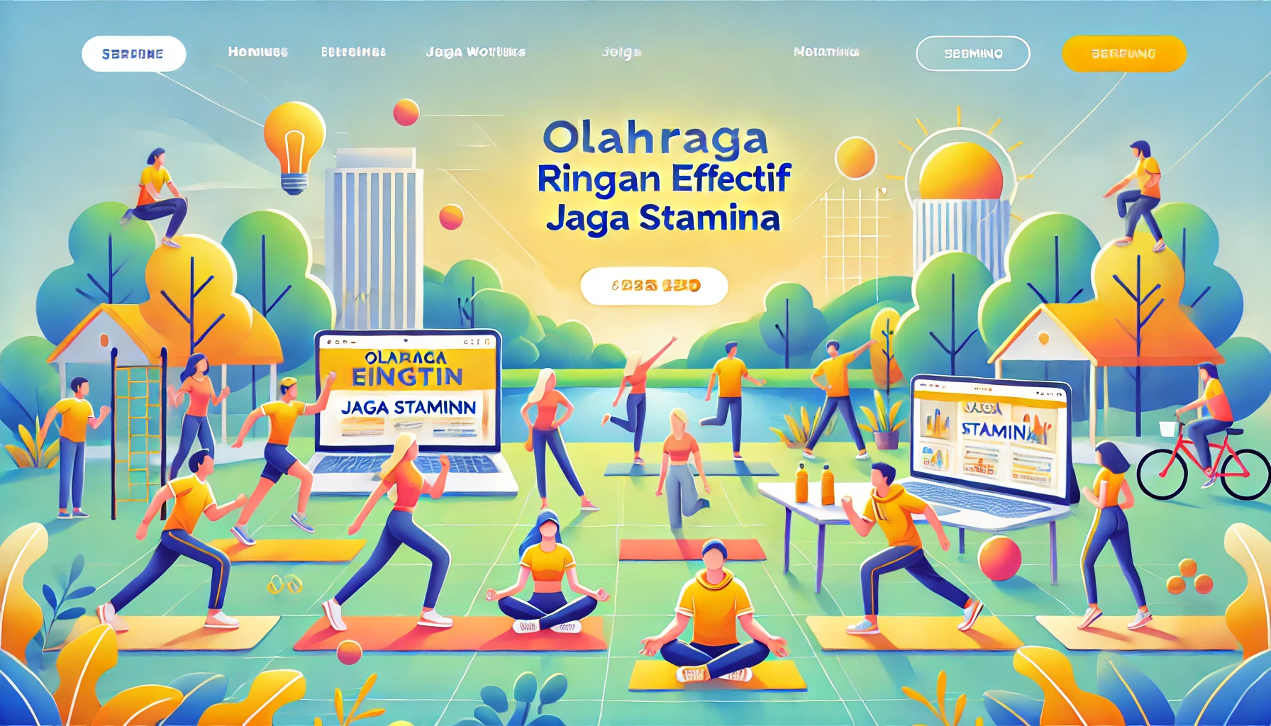 Olahraga Ringan Efektif Jaga Stamina