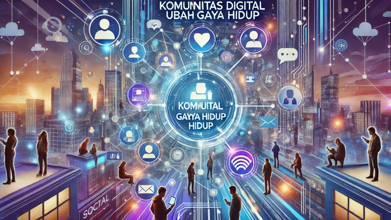 Komunitas Digital Ubah Gaya Hidup