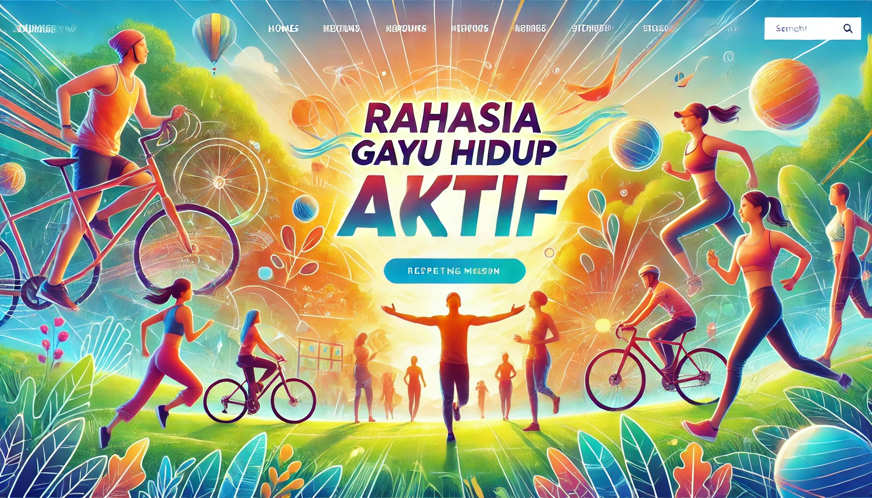 Rahasia gaya hidup aktif