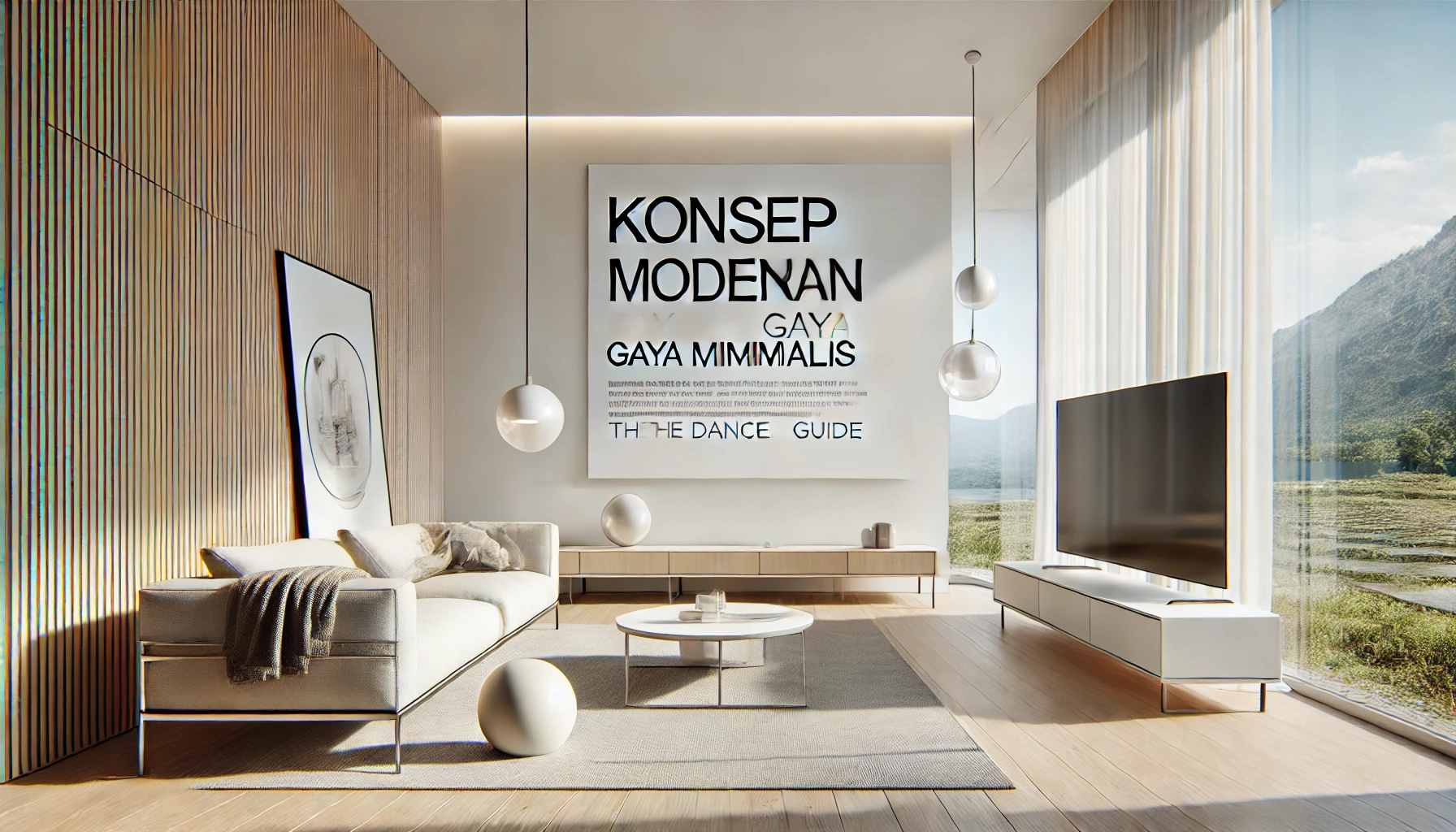 Konsep Modern Gaya Minimalis