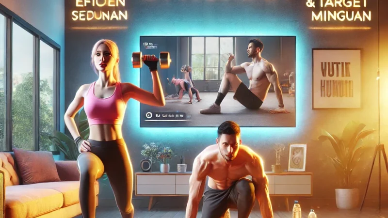 tips olahraga efektif di rumah